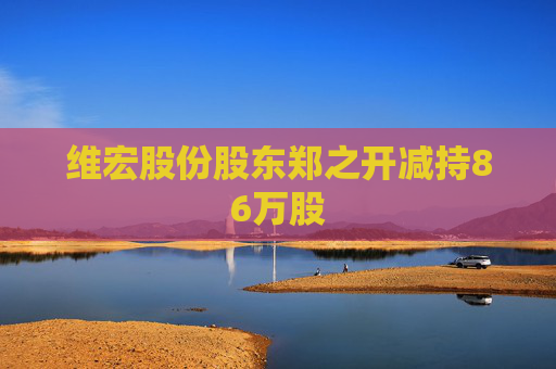 维宏股份股东郑之开减持86万股