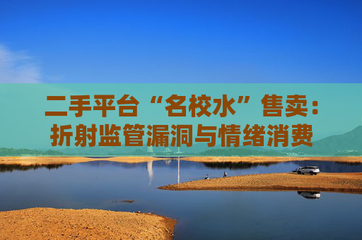 二手平台“名校水”售卖：折射监管漏洞与情绪消费