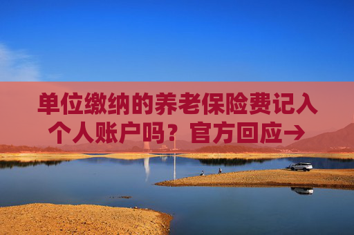 单位缴纳的养老保险费记入个人账户吗？官方回应→