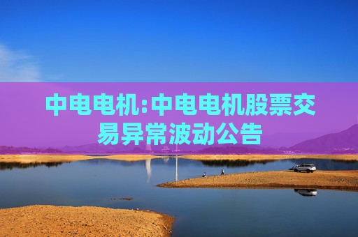 中电电机:中电电机股票交易异常波动公告