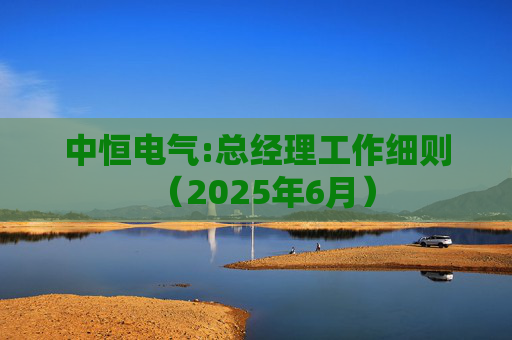 中恒电气:总经理工作细则（2025年6月）