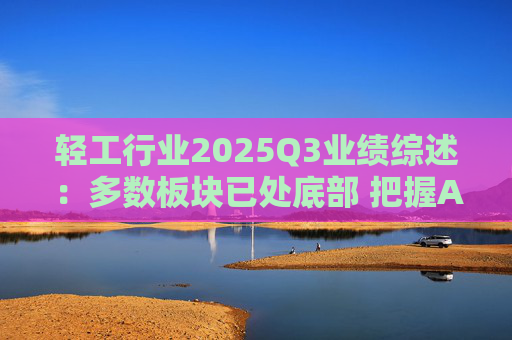 轻工行业2025Q3业绩综述:多数板块已处底部 把握Α布局机遇