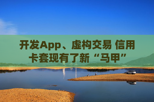 开发App、虚构交易 信用卡套现有了新“马甲”  第1张