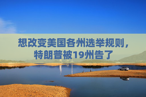 想改变美国各州选举规则，特朗普被19州告了
