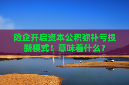 险企开启资本公积弥补亏损新模式！意味着什么？