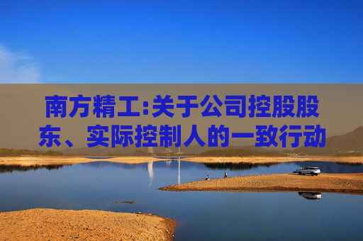 南方精工:关于公司控股股东、实际控制人的一致行动人减持公司股份的预披露公告