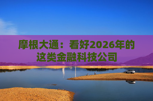 摩根大通:看好2026年的这类金融科技公司