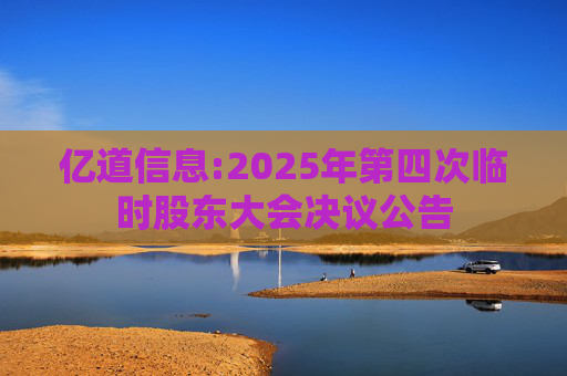 亿道信息:2025年第四次临时股东大会决议公告