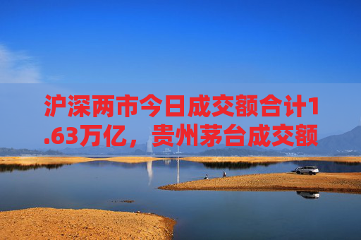 沪深两市今日成交额合计1.63万亿，贵州茅台成交额居首