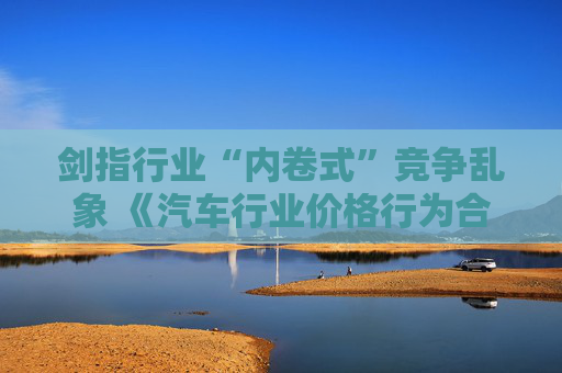 剑指行业“内卷式”竞争乱象 《汽车行业价格行为合规指南（征求意见稿）》引发行业广泛关注