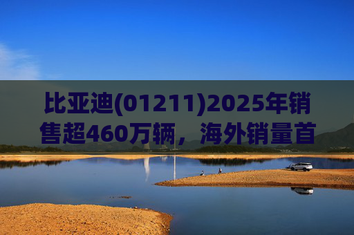 比亚迪(01211)2025年销售超460万辆，海外销量首次突破100万，蝉联三冠