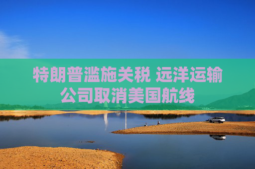 特朗普滥施关税 远洋运输公司取消美国航线