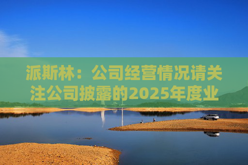派斯林：公司经营情况请关注公司披露的2025年度业绩预告及相关定期报告