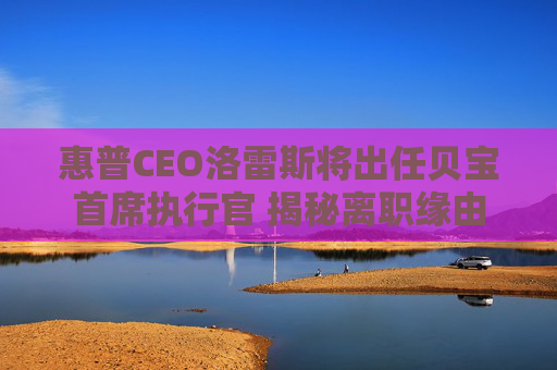 惠普CEO洛雷斯将出任贝宝首席执行官 揭秘离职缘由