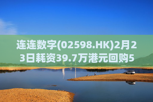 连连数字(02598.HK)2月23日耗资39.7万港元回购5.3万股