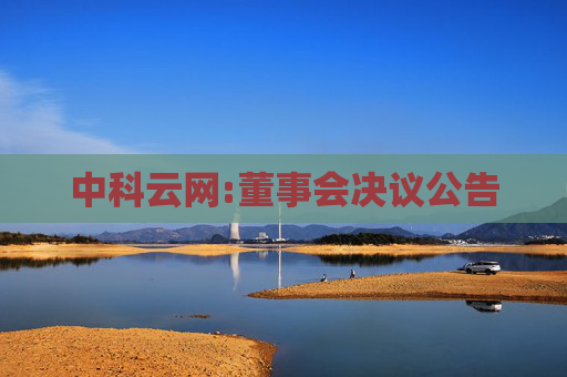 中科云网:董事会决议公告