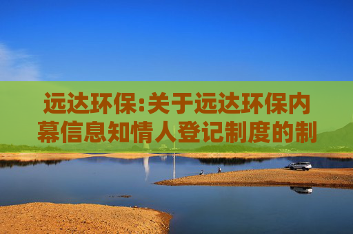 远达环保:关于远达环保内幕信息知情人登记制度的制定和执行情况的专项核查意见  第1张