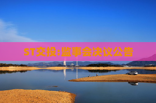 ST交投:监事会决议公告