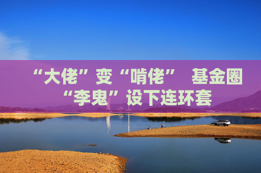 “大佬”变“啃佬”  基金圈“李鬼”设下连环套