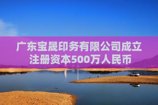 广东宝晟印务有限公司成立 注册资本500万人民币  第1张