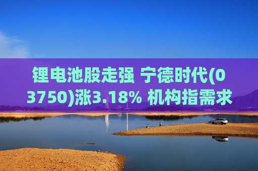 锂电池股走强 宁德时代(03750)涨3.18% 机构指需求端持续高增 锂行业长期景气趋势不改