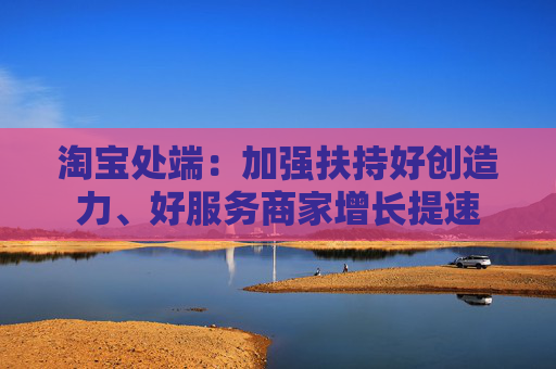 淘宝处端：加强扶持好创造力、好服务商家增长提速  第1张