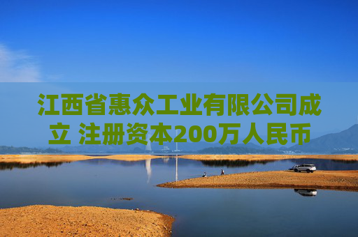 江西省惠众工业有限公司成立 注册资本200万人民币  第1张