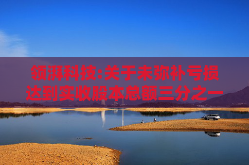 领湃科技:关于未弥补亏损达到实收股本总额三分之一的公告