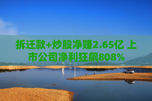 拆迁款+炒股净赚2.65亿 上市公司净利狂飙808%