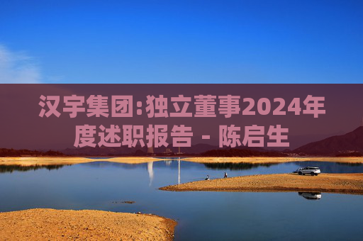汉宇集团:独立董事2024年度述职报告－陈启生
