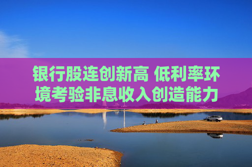 银行股连创新高 低利率环境考验非息收入创造能力