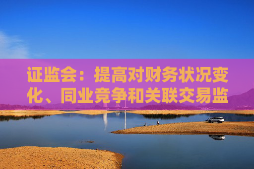 证监会：提高对财务状况变化、同业竞争和关联交易监管的包容度