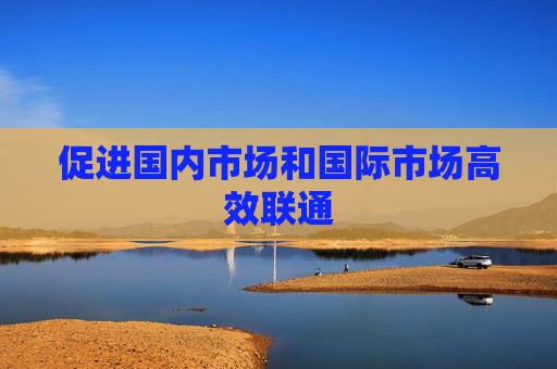 促进国内市场和国际市场高效联通
