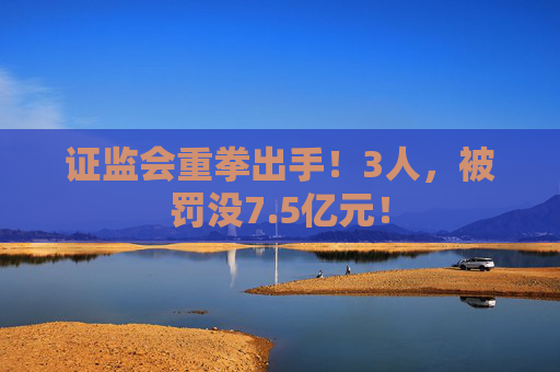 证监会重拳出手！3人，被罚没7.5亿元！