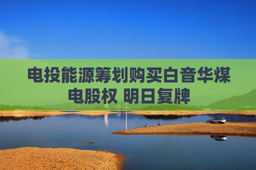 电投能源筹划购买白音华煤电股权 明日复牌
