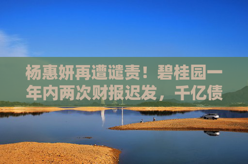 杨惠妍再遭谴责！碧桂园一年内两次财报迟发，千亿债务困局待破  第1张