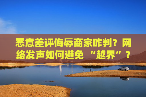 恶意差评侮辱商家咋判？网络发声如何避免 “越界”？最高法发布典型案例