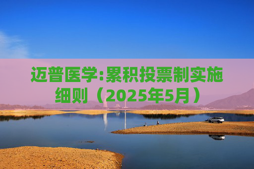 迈普医学:累积投票制实施细则（2025年5月）