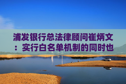 浦发银行总法律顾问崔炳文：实行白名单机制的同时也要建立黑名单机制，进一步提升信贷资产质量