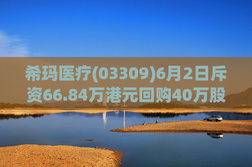 希玛医疗(03309)6月2日斥资66.84万港元回购40万股  第1张