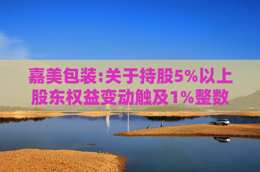 嘉美包装:关于持股5%以上股东权益变动触及1%整数倍暨提前终止减持计划的公告