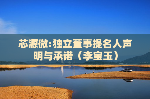 芯源微:独立董事提名人声明与承诺（李宝玉）