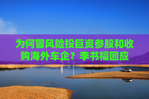 为何冒风险投巨资参股和收购海外车企？李书福回应