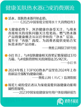 水质决定肤质？今年热水器刮起了“美肌”风