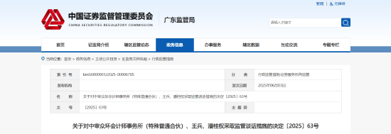 境外收入、存货等多方面审计违规！中审众环会计师事务所及相关责任人被监管谈话  第1张