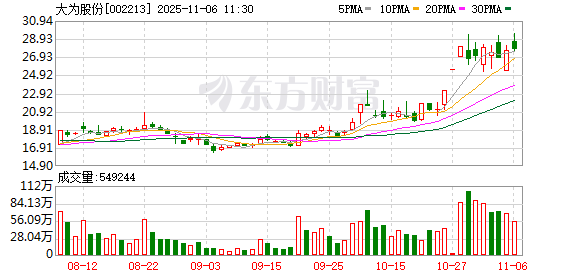 大为股份:旗下锂矿已完成勘探评审备案 正在办理探矿权转采矿权手续 第1张 大为股份:旗下锂矿已完成勘探评审备案 正在办理探矿权转采矿权手续 第1张